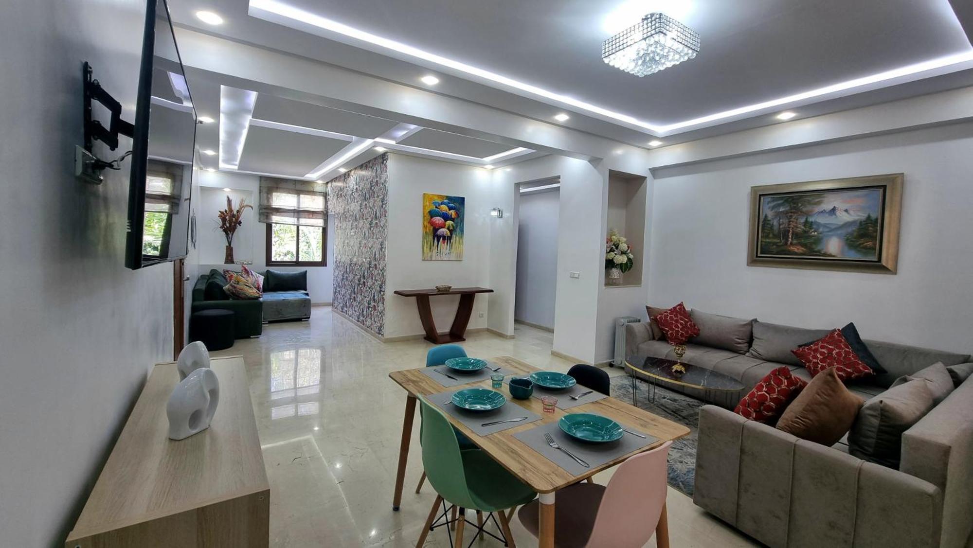 Luxury Family House With Garden View Casablanca Lägenhet Exteriör bild